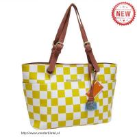 michael kors jet set checkerboard medium geel bakken Schooltassen o1m3k950